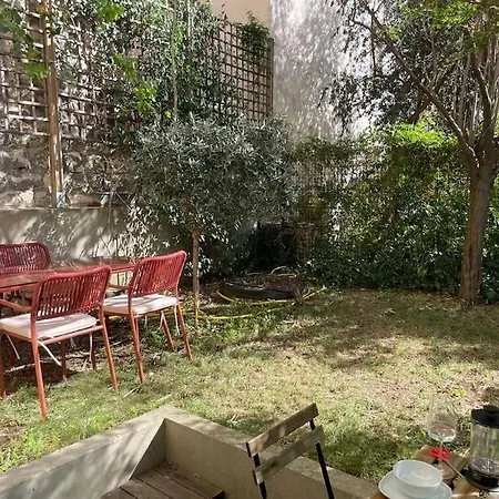 Charmant T2 Avec Jardin Paris Exterior foto