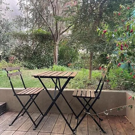Charmant T2 Avec Jardin Paris Exterior foto